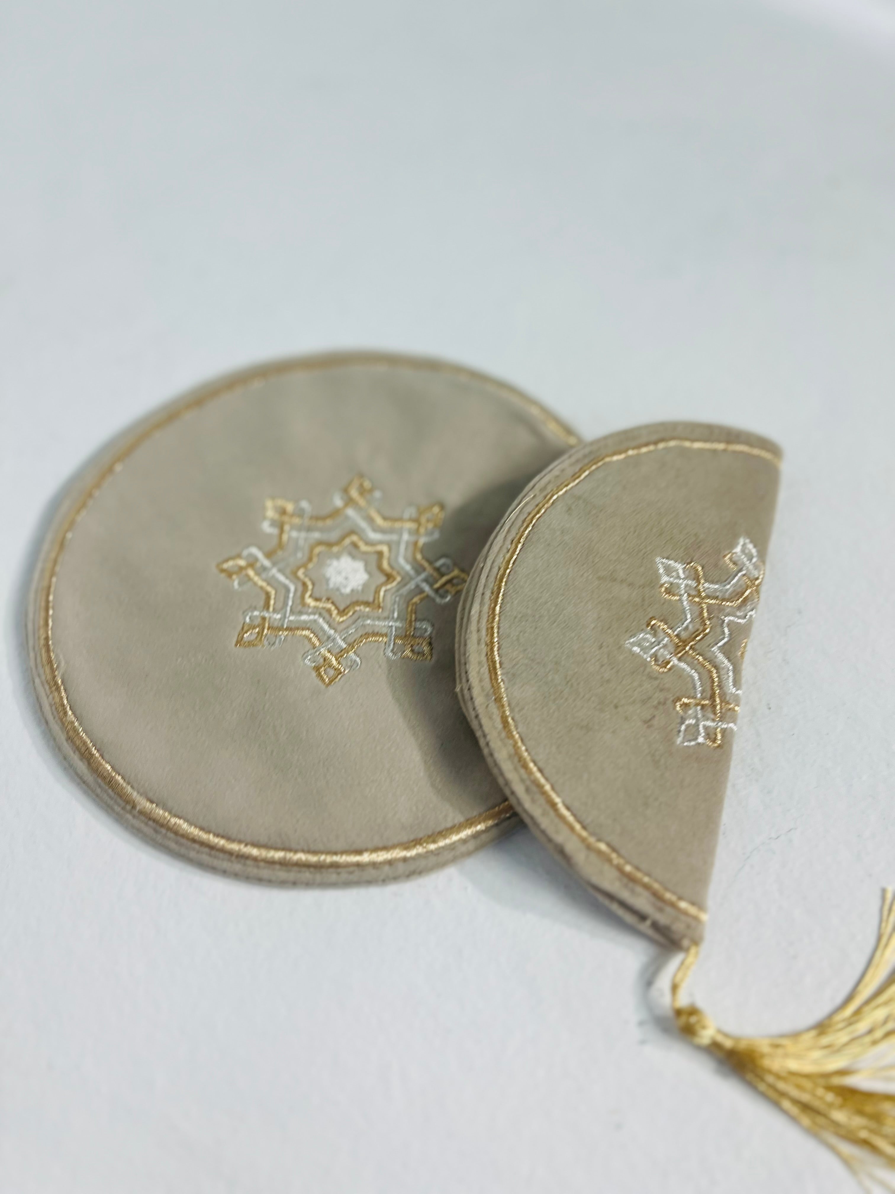 Hand Embroidered Tea Set