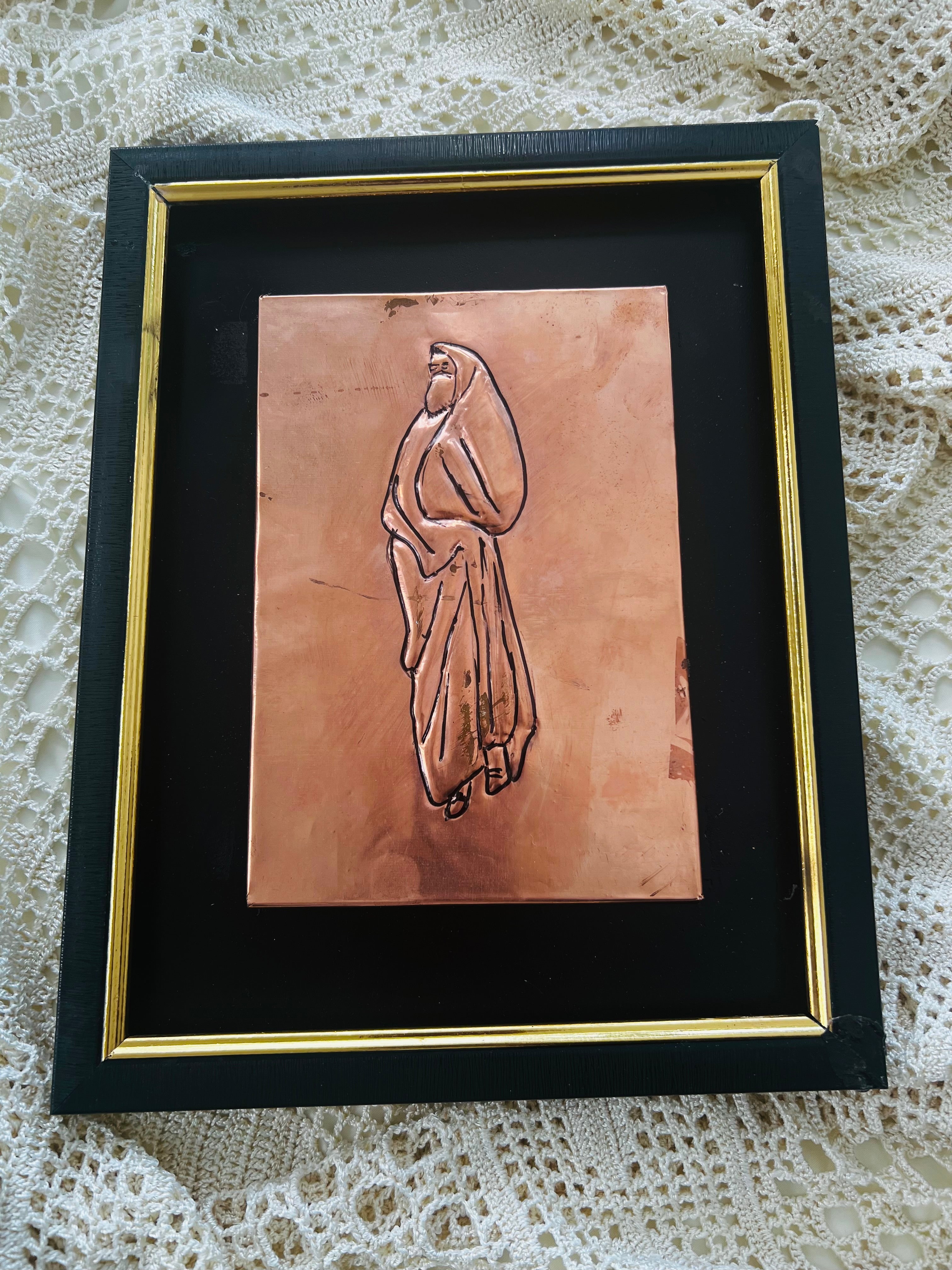 Copper Wall Art - The Haik Lady