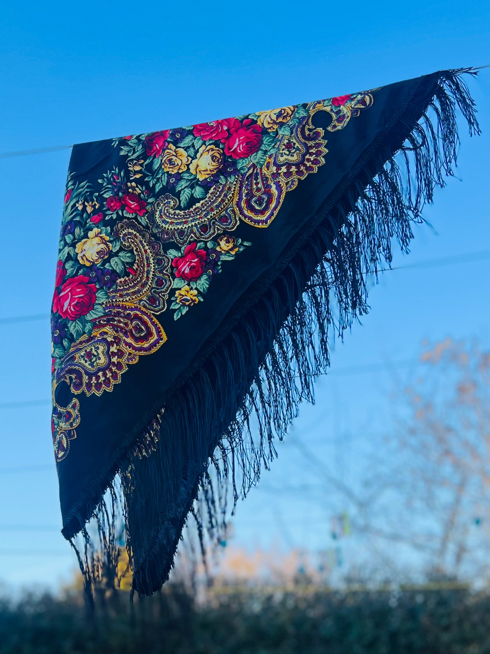 Berber Floral Shawl