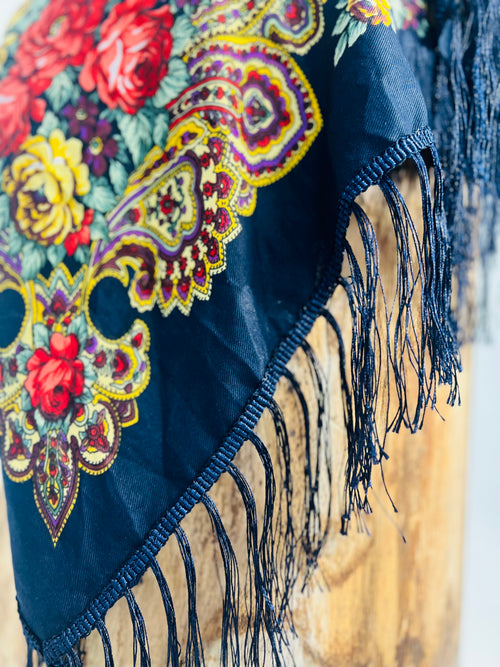Berber Floral Shawl