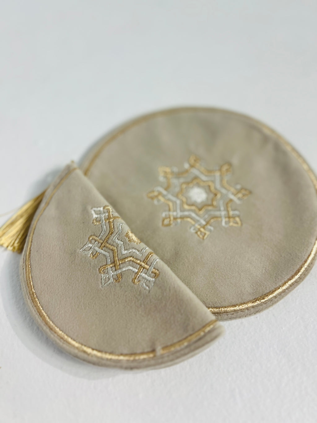 Hand Embroidered Tea Set