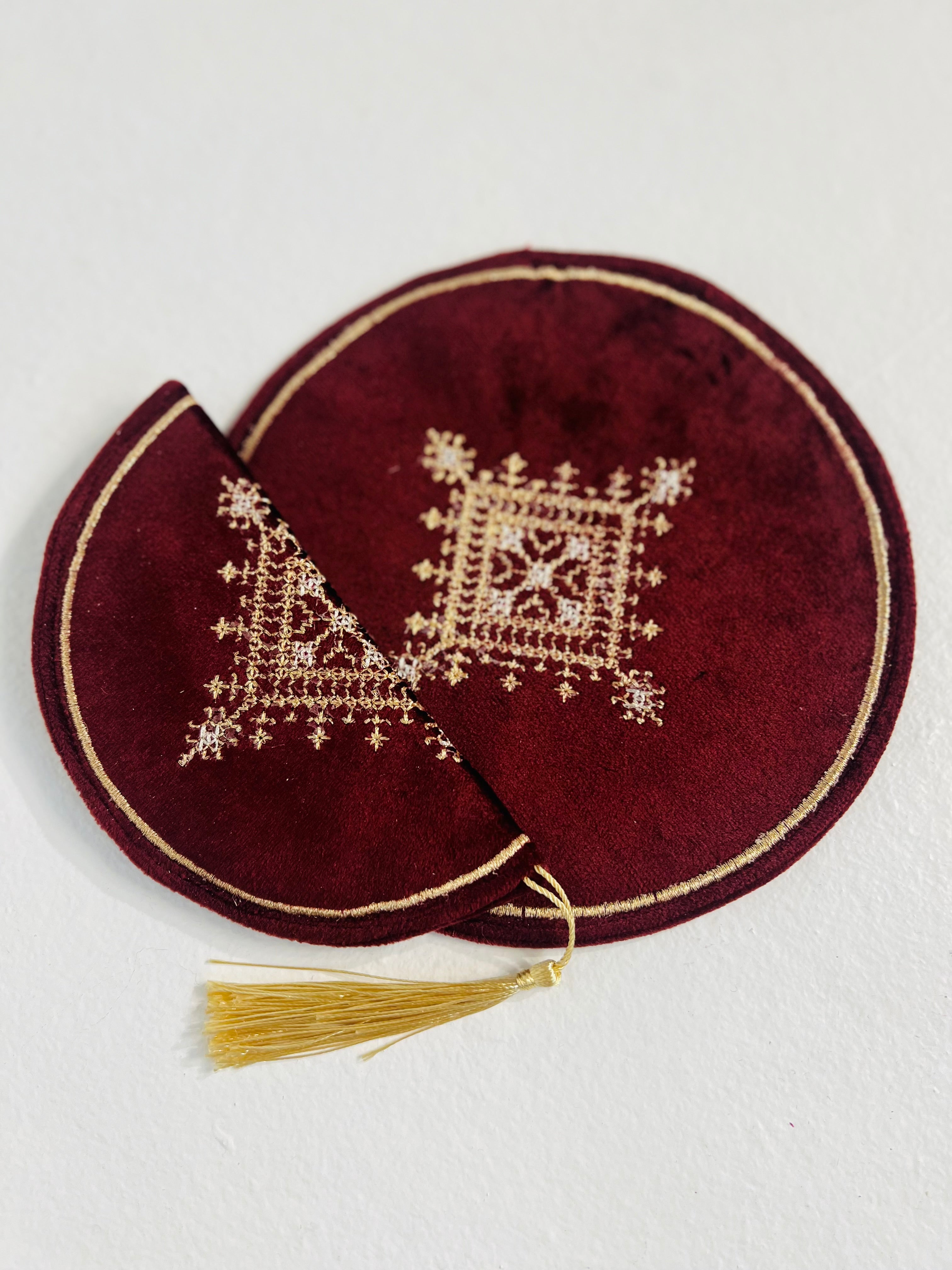 Hand Embroidered Tea Set