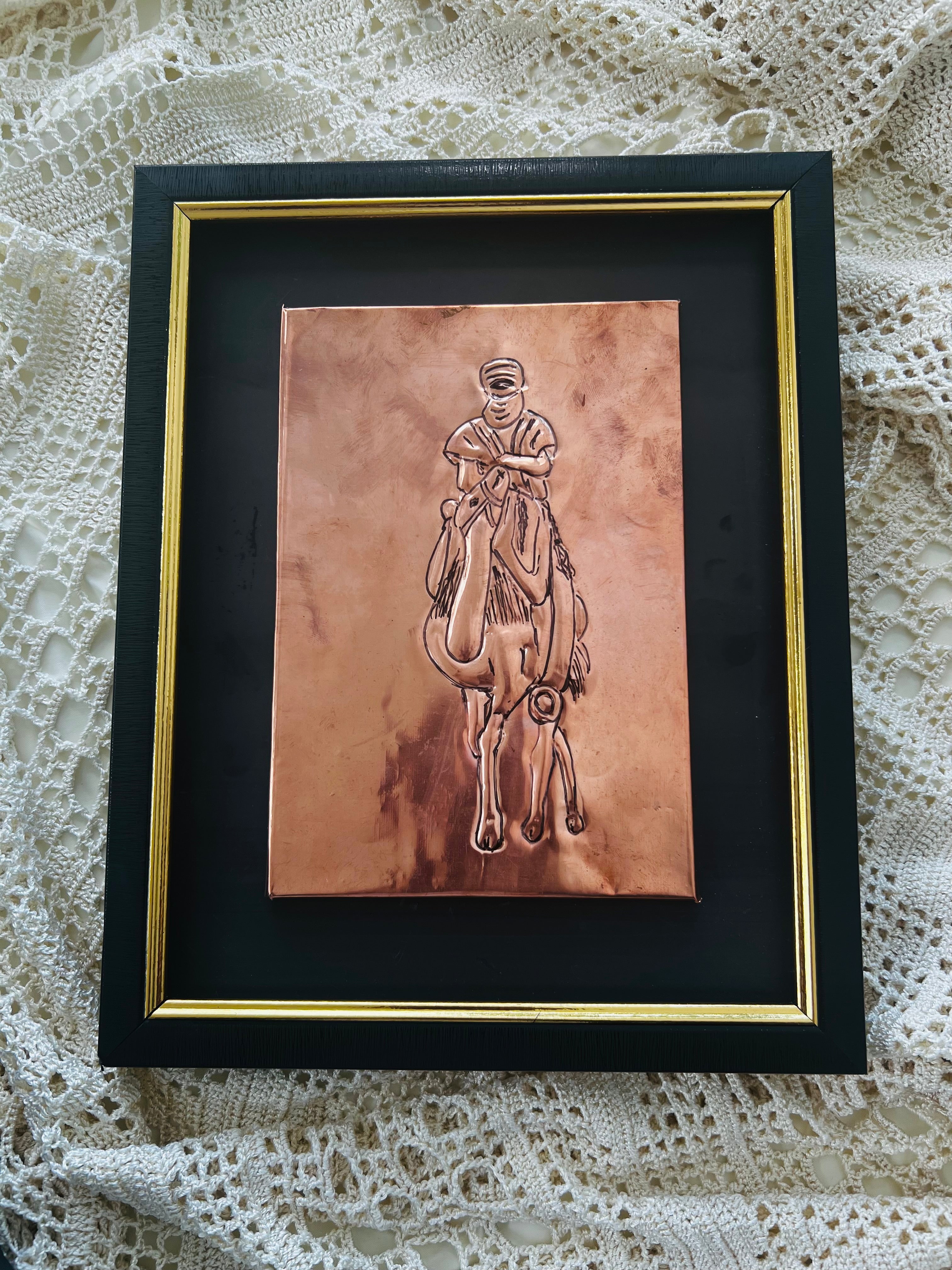 Copper Wall Art - The Touareg man
