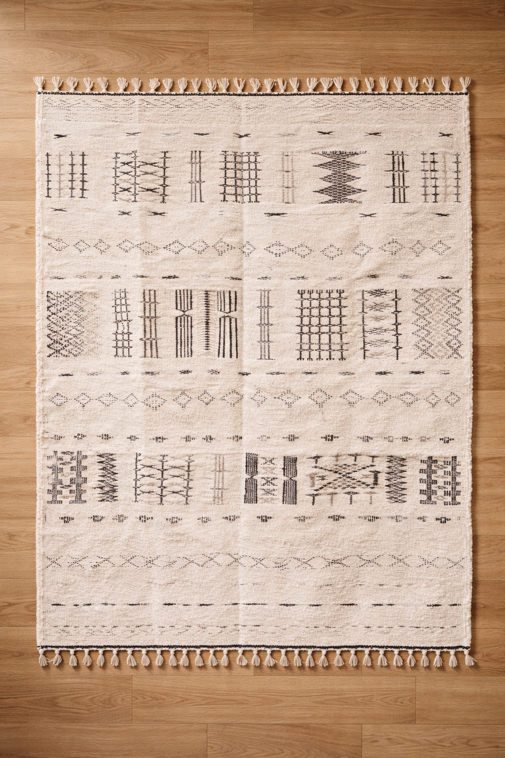 M’Zab Wool Rug - Ecru