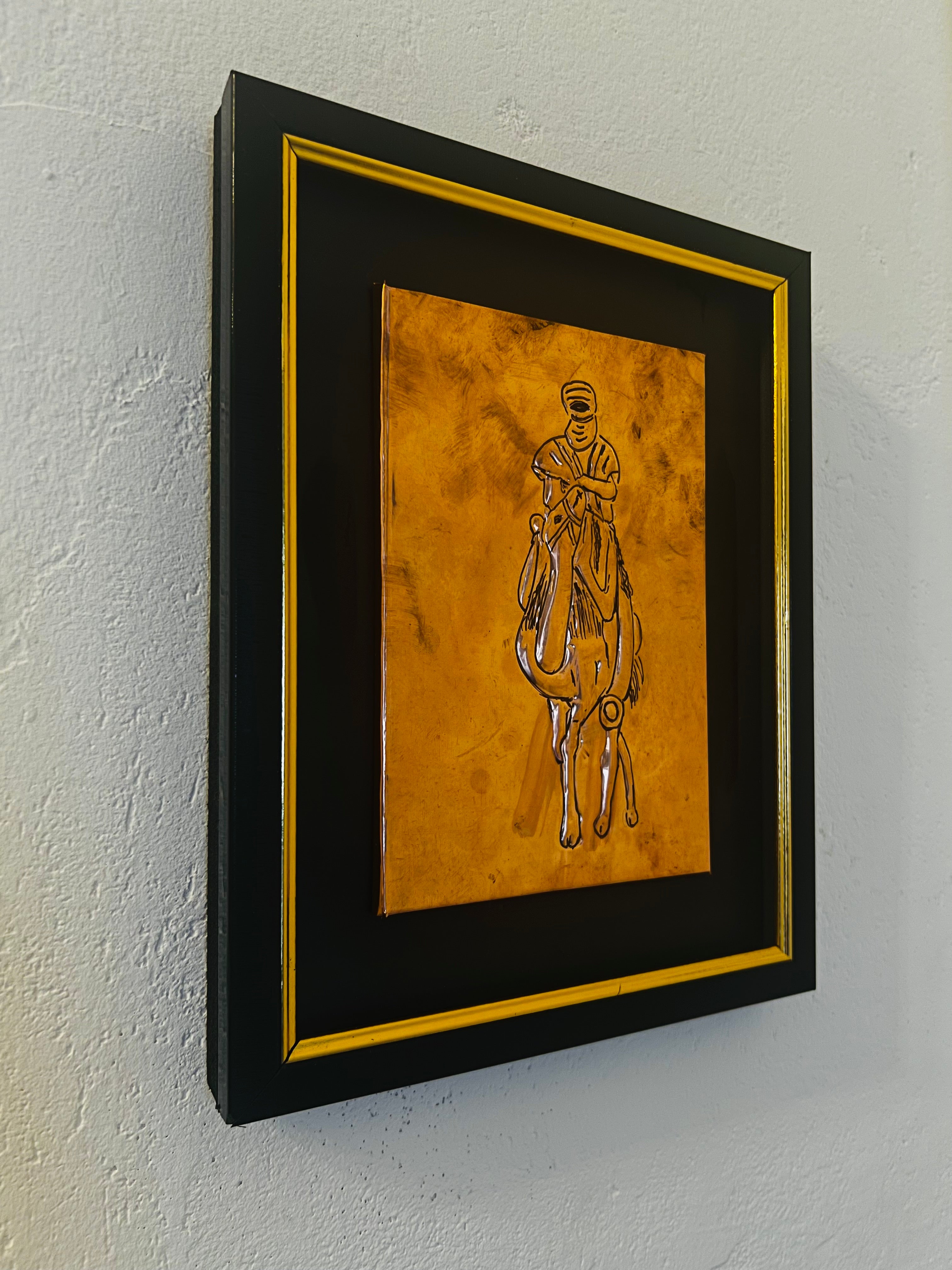 Copper Wall Art - The Touareg man