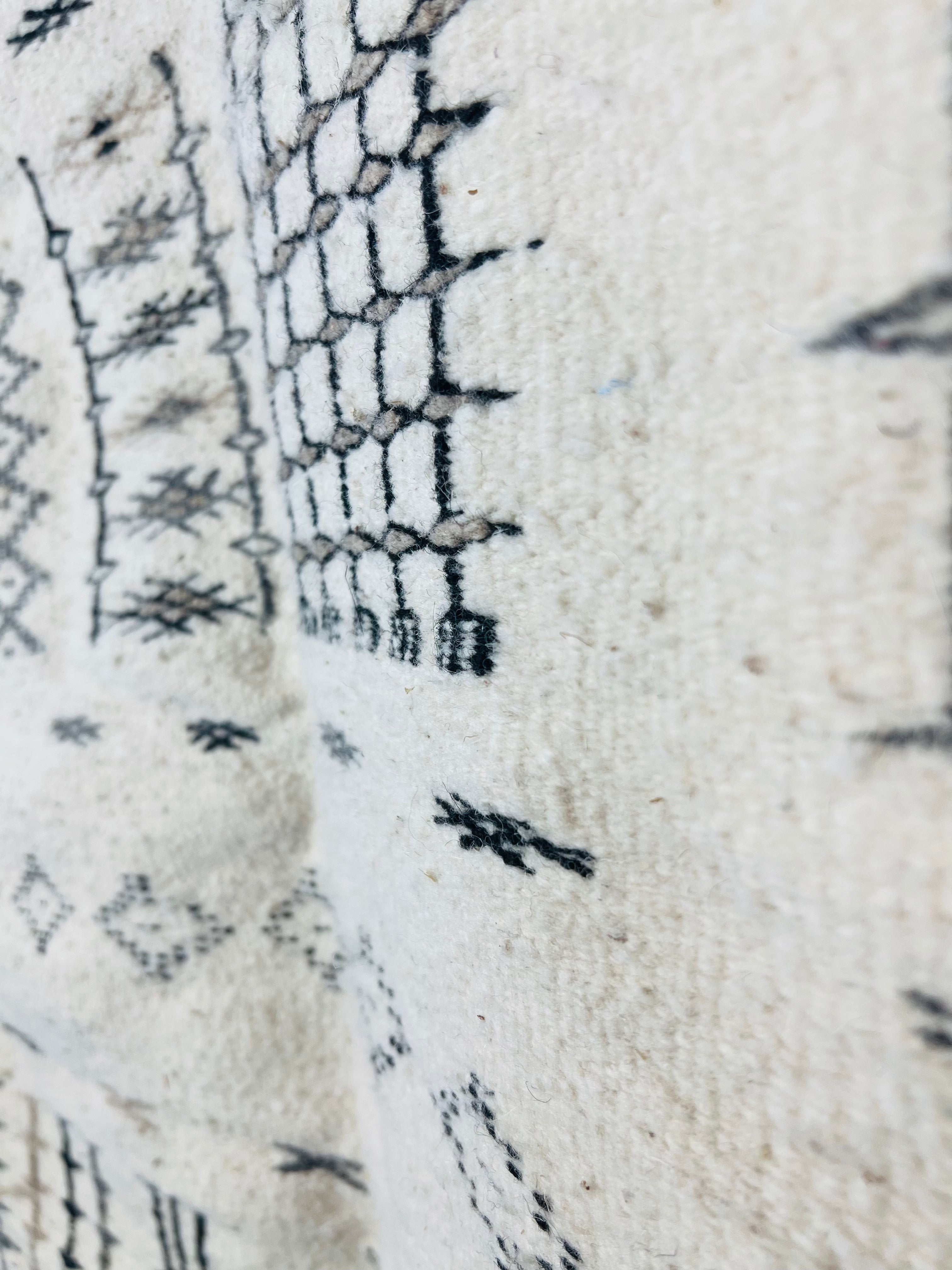 M’Zab Wool Rug - Ecru