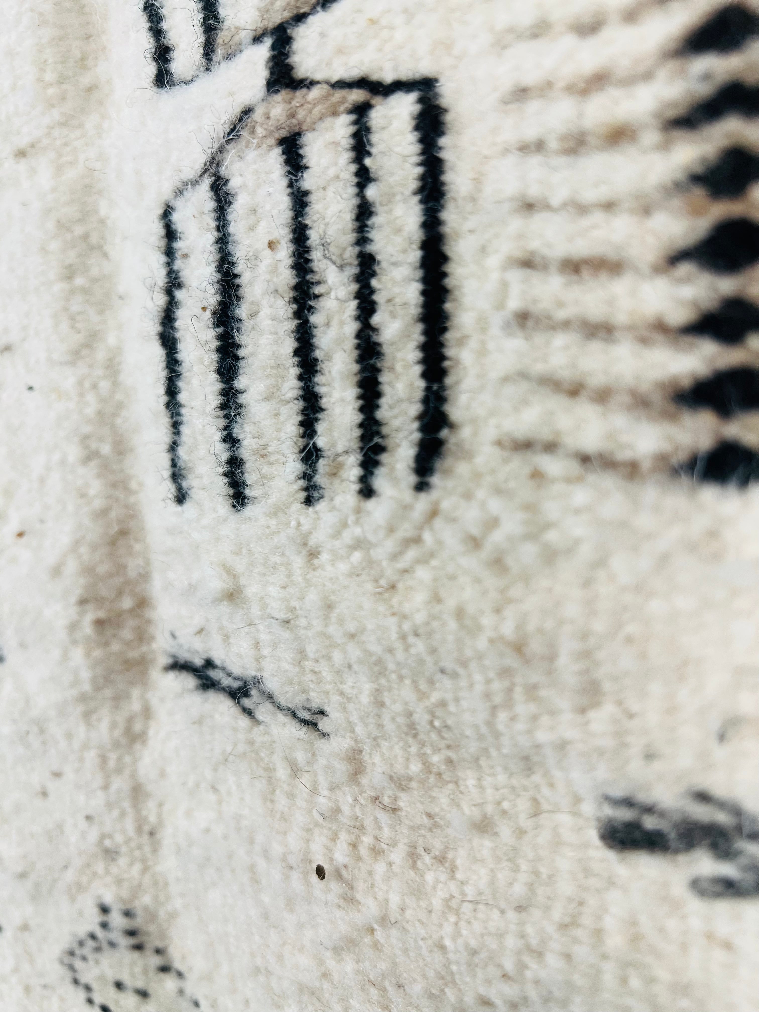 M’Zab Wool Rug - Ecru