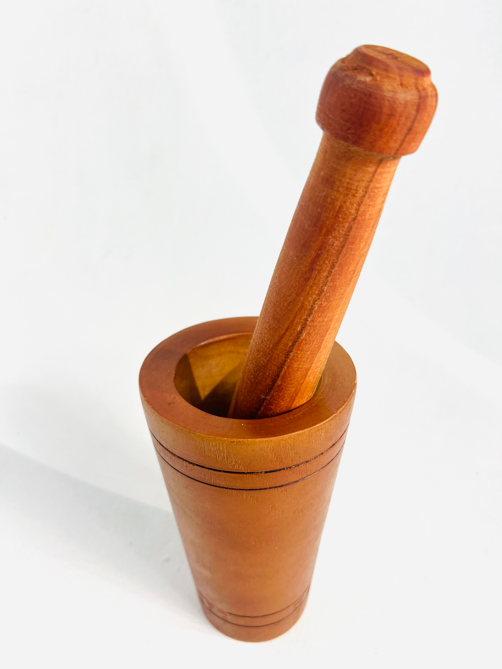 Wooden Mortar and Pestle