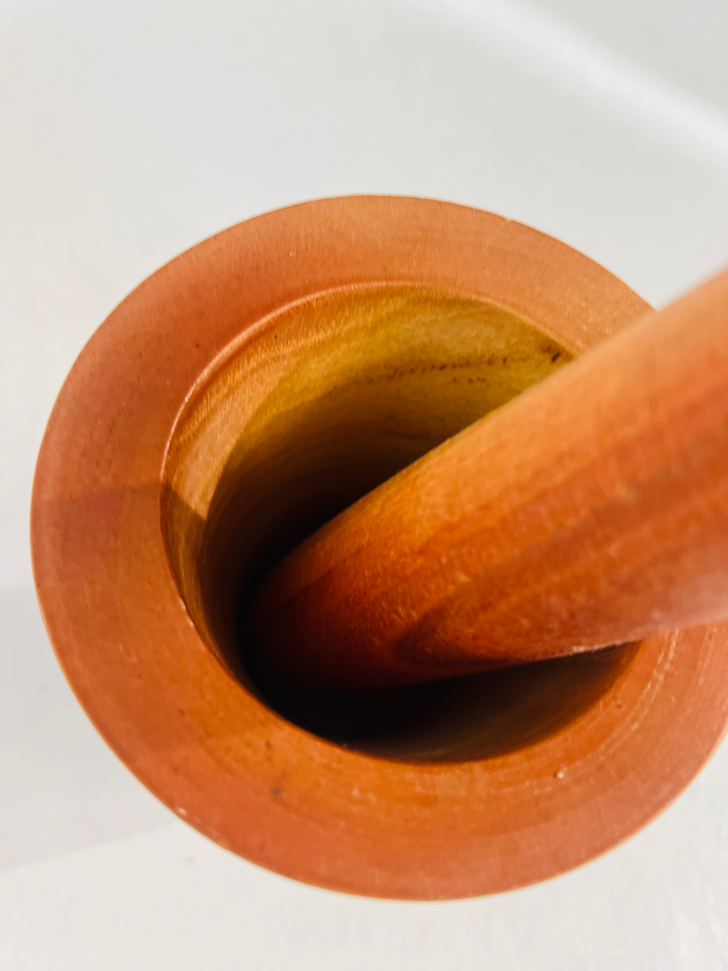 Wooden Mortar and Pestle