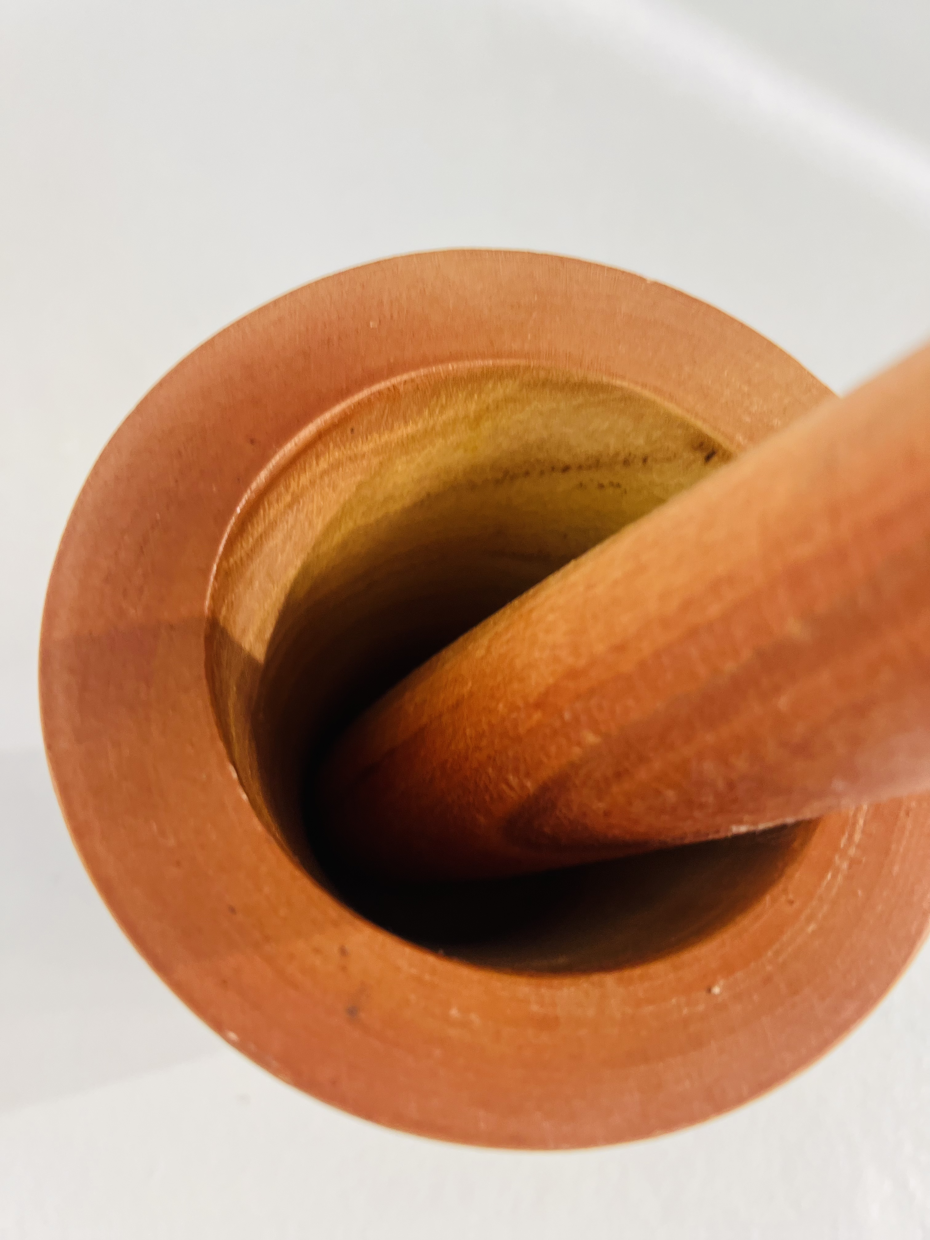 Wooden Mortar and Pestle