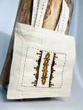 Hand Embroidered Tote Bag